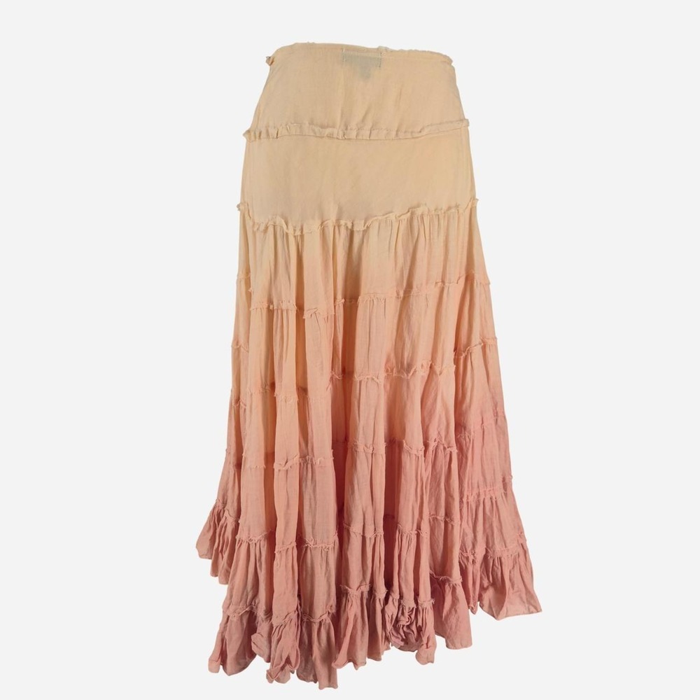 bebe peach ombre maxi skirt marked size small. - Picture 5 of 8